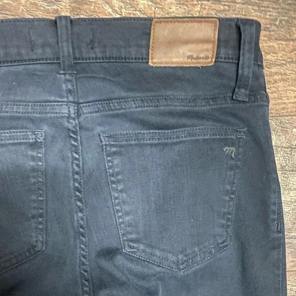 Madewell Cotton Blend Black High-Rise Skinny Ankle Jeans Size 26 - Picture 5 of 5